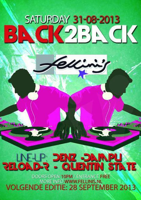 2013.08 / Back2Back - Fellini's - Oss